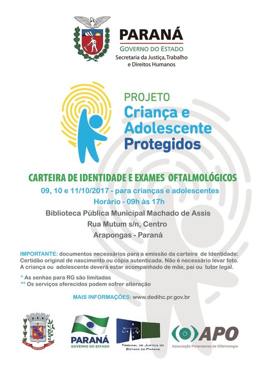 Projeto Criança e Adolescente Protegidos Arapongas