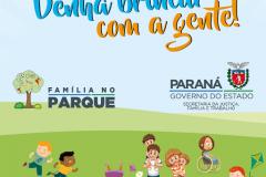Secretaria de Justiça, Família e Trabalho leva Família no Parque a Piraquara neste sábado